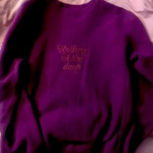 Weekends with Adele sweater